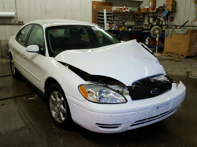 1FAFP56U66A227117 - 2006 FORD TAURUS SEL WHITE photo 1