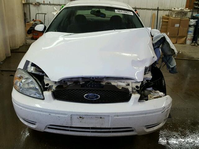 1FAFP56U66A227117 - 2006 FORD TAURUS SEL WHITE photo 9