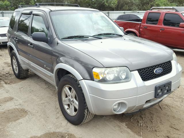 1FMYU95H75KD77040 - 2005 FORD ESCAPE HEV GRAY photo 1