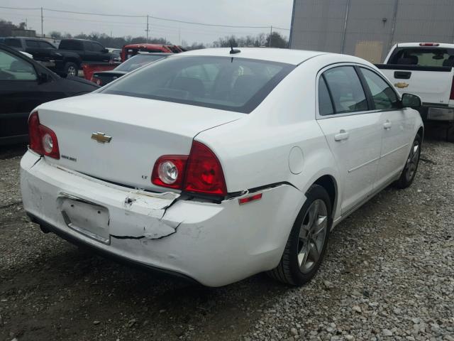 1G1ZH57B794261404 - 2009 CHEVROLET MALIBU 1LT WHITE photo 4