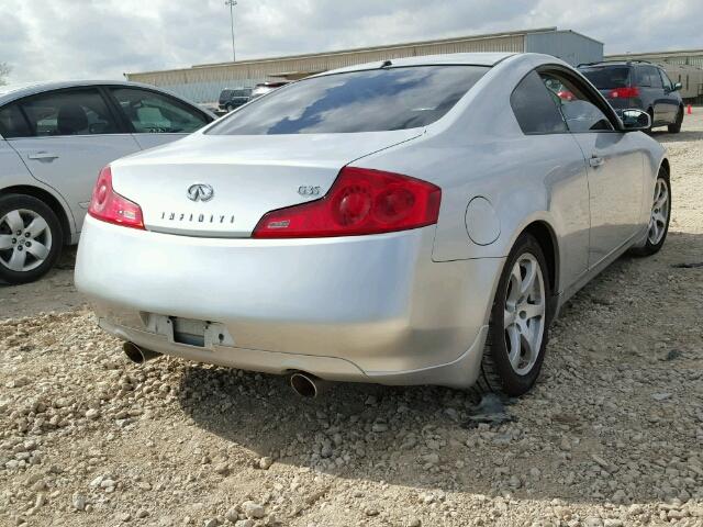 JNKCV54E67M903658 - 2007 INFINITI G35 SILVER photo 4