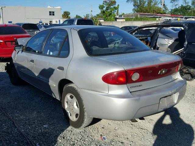 1G1JC52F947225016 - 2004 CHEVROLET CAVALIER GRAY photo 3