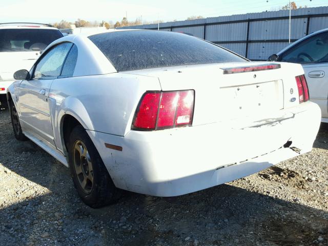 1FAFP404X1F105505 - 2001 FORD MUSTANG WHITE photo 3