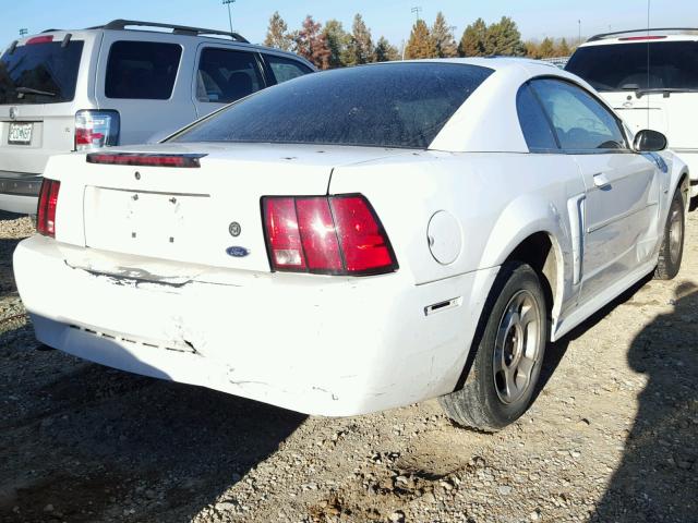 1FAFP404X1F105505 - 2001 FORD MUSTANG WHITE photo 4