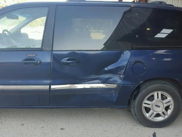 2FMZA52491BB10378 - 2001 FORD WINDSTAR S BLUE photo 9