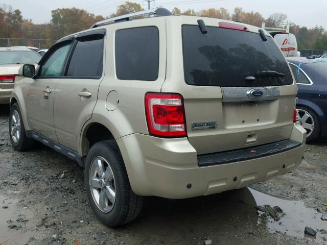 1FMCU0E71CKC14989 - 2012 FORD ESCAPE LIM GOLD photo 3