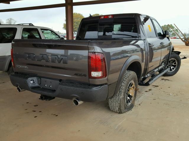 1C6RR7YT6HS711763 - 2017 RAM 1500 REBEL GRAY photo 4