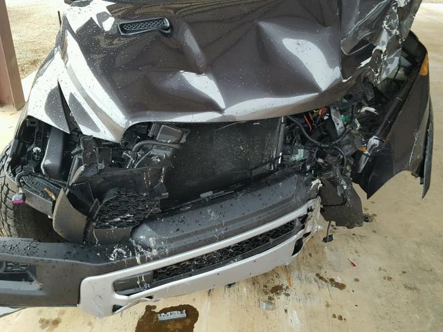 1C6RR7YT6HS711763 - 2017 RAM 1500 REBEL ნაცრისფერი ფოტო 7