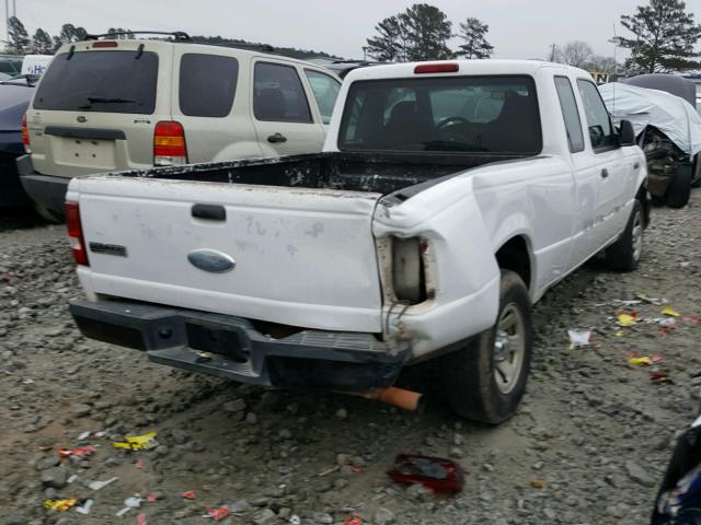 1FTYR14U07PA52161 - 2007 FORD RANGER SUP WHITE photo 4