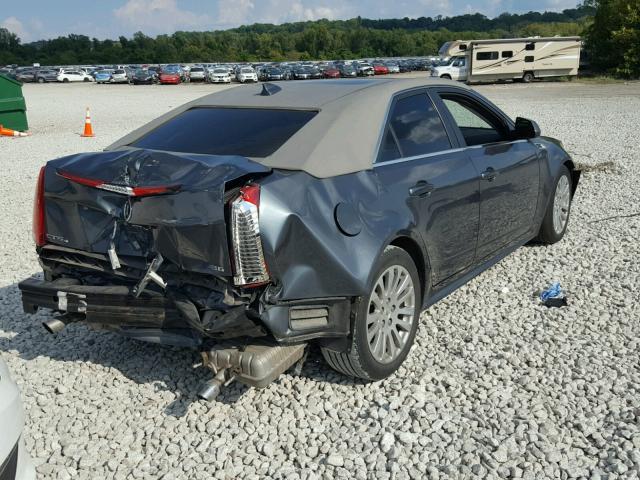 1G6DS5EV8A0139648 - 2010 CADILLAC CTS PREMIU GRAY photo 4