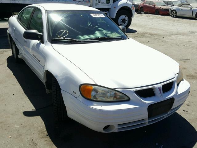 1G2NE52E6XM717443 - 1999 PONTIAC GRAND AM S WHITE photo 1