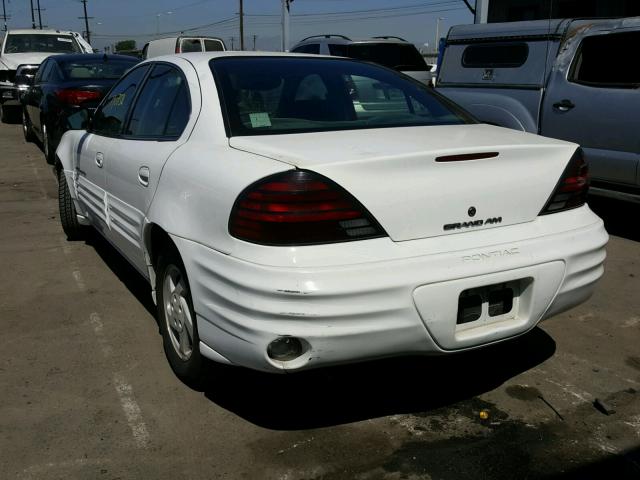 1G2NE52E6XM717443 - 1999 PONTIAC GRAND AM S WHITE photo 3