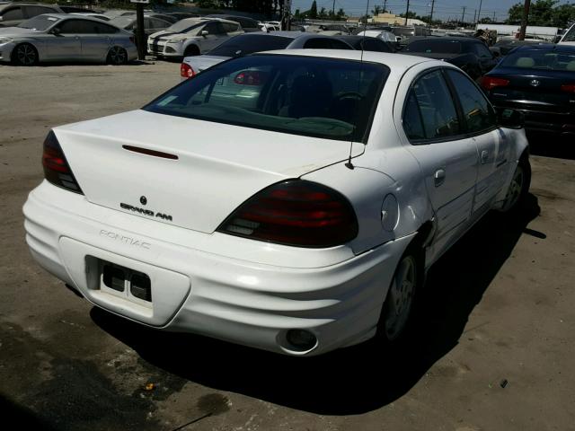 1G2NE52E6XM717443 - 1999 PONTIAC GRAND AM S WHITE photo 4