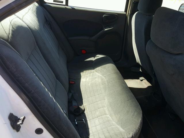 1G2NE52E6XM717443 - 1999 PONTIAC GRAND AM S WHITE photo 6