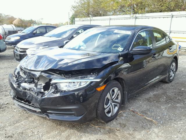 2HGFC2F58HH534260 - 2017 HONDA CIVIC LX BLACK photo 2