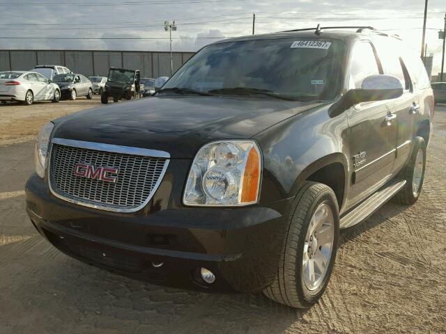 1GKS1CE08DR348649 - 2013 GMC YUKON SLT BLACK photo 2