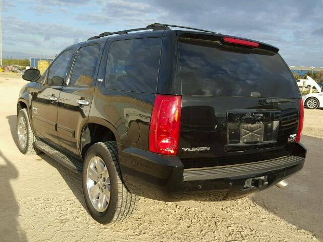 1GKS1CE08DR348649 - 2013 GMC YUKON SLT BLACK photo 3