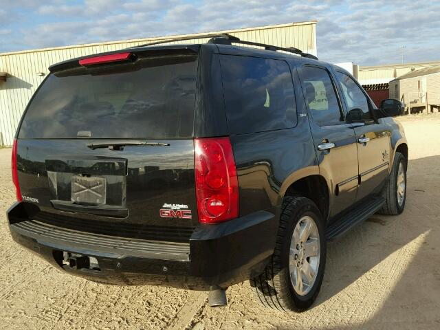 1GKS1CE08DR348649 - 2013 GMC YUKON SLT BLACK photo 4