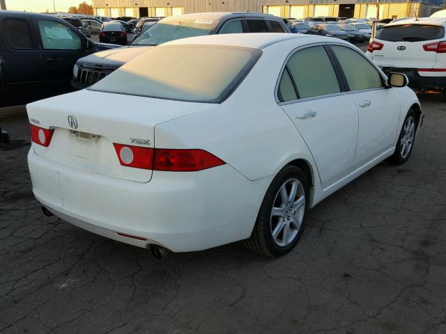 JH4CL96894C032065 - 2004 ACURA TSX WHITE photo 4