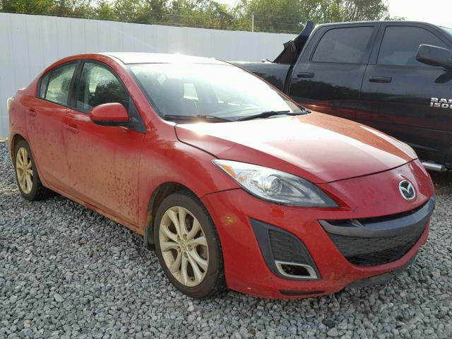 JM1BL1S50A1329081 - 2010 MAZDA 3 S RED photo 1