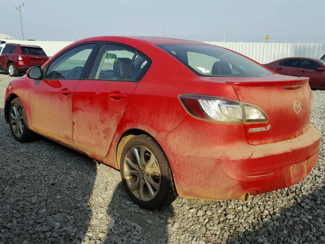 JM1BL1S50A1329081 - 2010 MAZDA 3 S RED photo 3