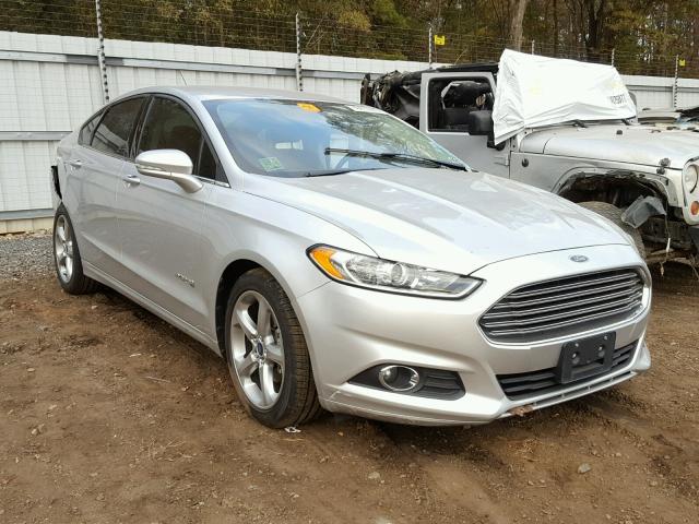 3FA6P0LU6DR324263 - 2013 FORD FUSION SE SILVER photo 1