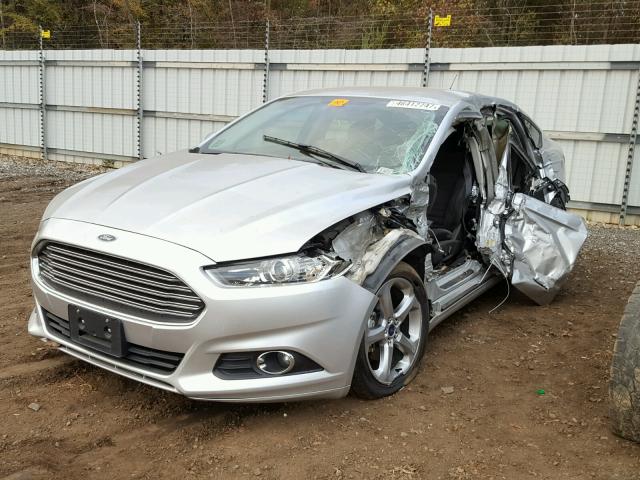 3FA6P0LU6DR324263 - 2013 FORD FUSION SE SILVER photo 2