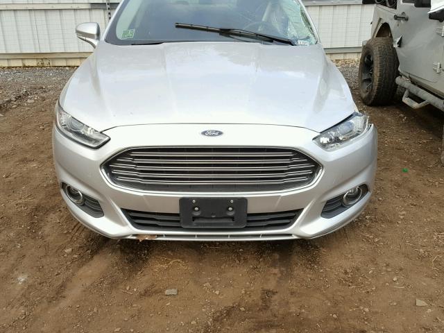 3FA6P0LU6DR324263 - 2013 FORD FUSION SE SILVER photo 7