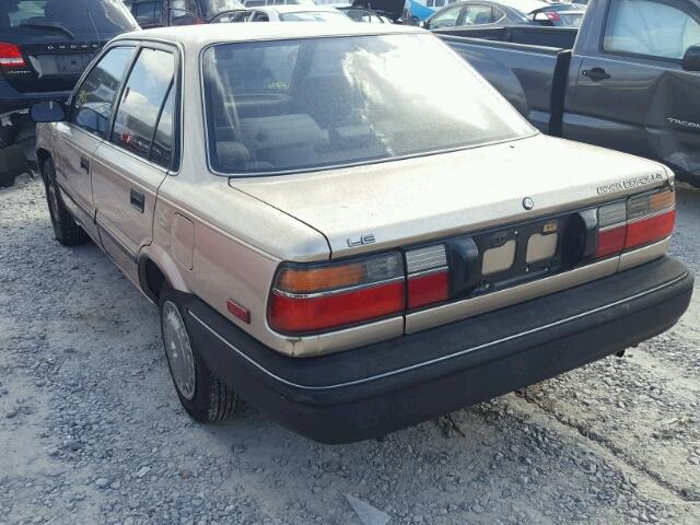 JT2AE93EXK0116108 - 1989 TOYOTA COROLLA BROWN photo 3