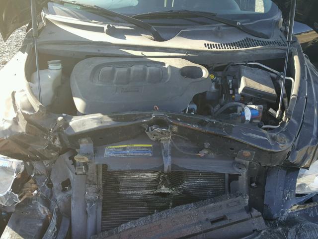 3GNDA23D27S594254 - 2007 CHEVROLET HHR LT BLACK photo 7