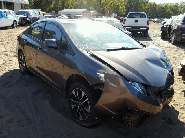 19XFB2F87DE038528 - 2013 HONDA CIVIC EX BROWN photo 1