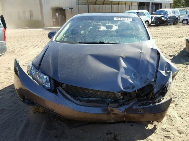 19XFB2F87DE038528 - 2013 HONDA CIVIC EX BROWN photo 9