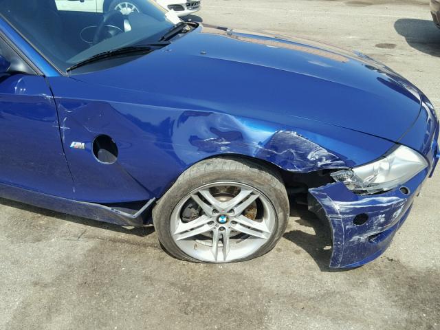 5UMBT93506LY52718 - 2006 BMW M ROADSTER BLUE photo 9