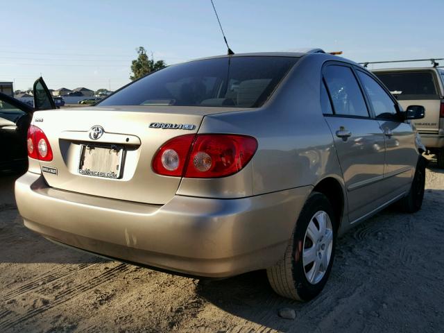 1NXBR32E97Z802344 - 2007 TOYOTA COROLLA CE GOLD photo 4