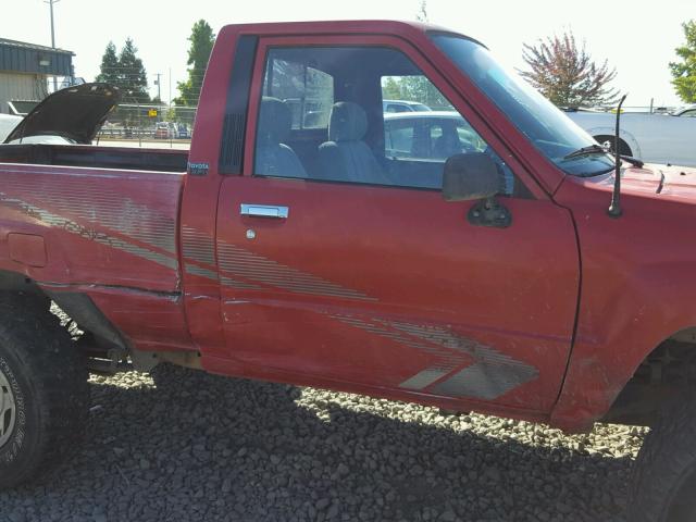 JT4RN63A3J0211632 - 1988 TOYOTA PICKUP RN6 RED photo 9