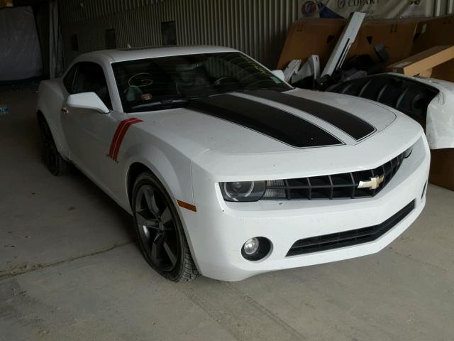 2G1FC1E37C9118480 - 2012 CHEVROLET CAMARO LT WHITE photo 1