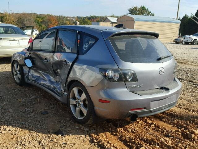 JM1BK343861521561 - 2006 MAZDA 3 HATCHBAC GRAY photo 3