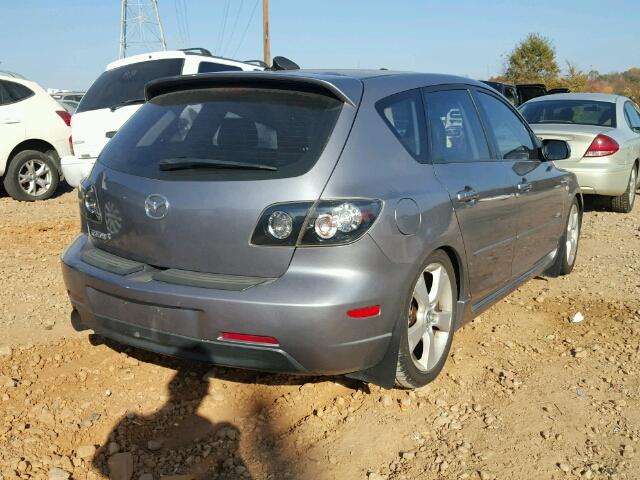 JM1BK343861521561 - 2006 MAZDA 3 HATCHBAC GRAY photo 4