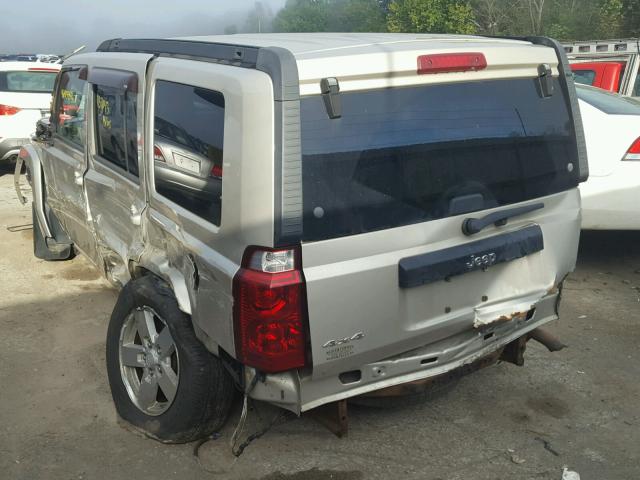 1J8HG48K77C685577 - 2007 JEEP COMMANDER Qəhvəyi foto 3