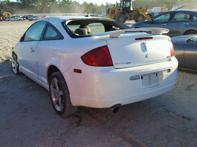 1G2AN18B777101057 - 2007 PONTIAC G5 GT WHITE photo 3