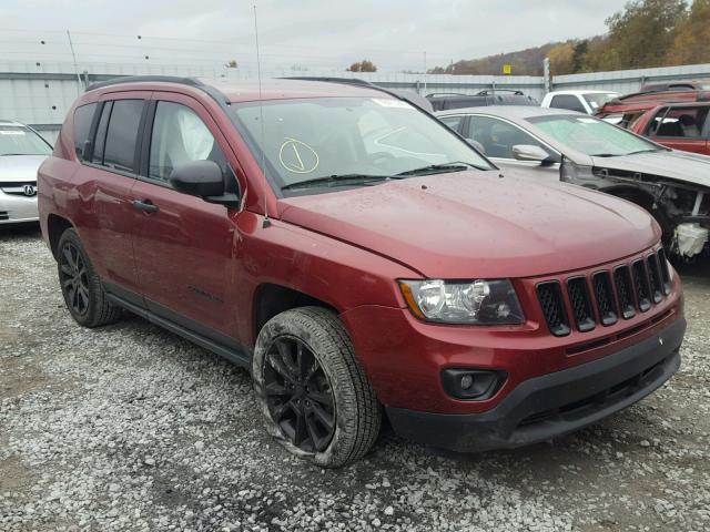 1C4NJCBA1FD210327 - 2015 JEEP COMPASS SP RED photo 1
