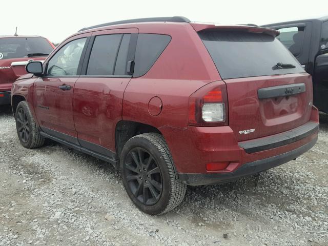 1C4NJCBA1FD210327 - 2015 JEEP COMPASS SP RED photo 3