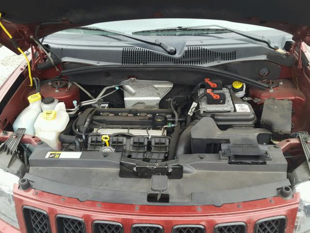 1C4NJCBA1FD210327 - 2015 JEEP COMPASS SP RED photo 7