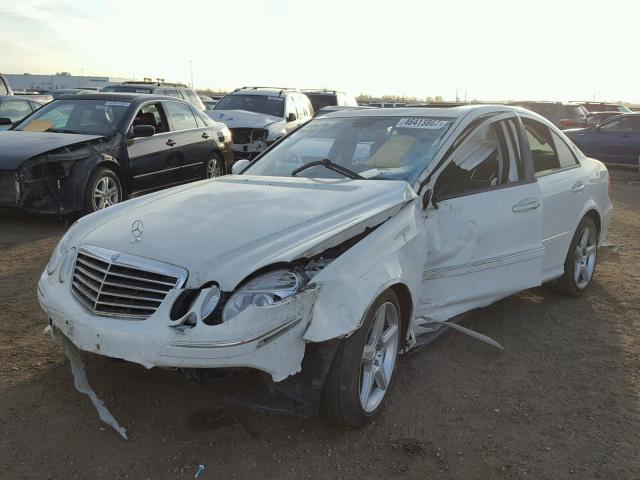 WDBUF56X29B431232 - 2009 MERCEDES-BENZ E 350 WHITE photo 2