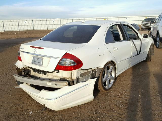 WDBUF56X29B431232 - 2009 MERCEDES-BENZ E 350 WHITE photo 4