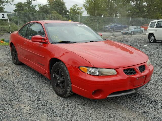 1G2WP12K01F223880 - 2001 PONTIAC GRAND PRIX RED photo 1
