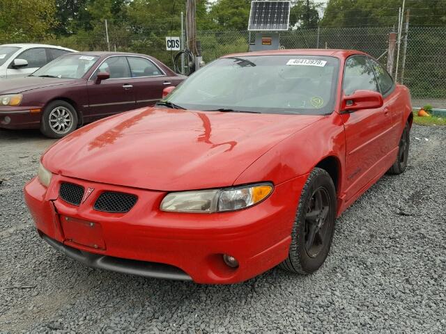 1G2WP12K01F223880 - 2001 PONTIAC GRAND PRIX RED photo 2