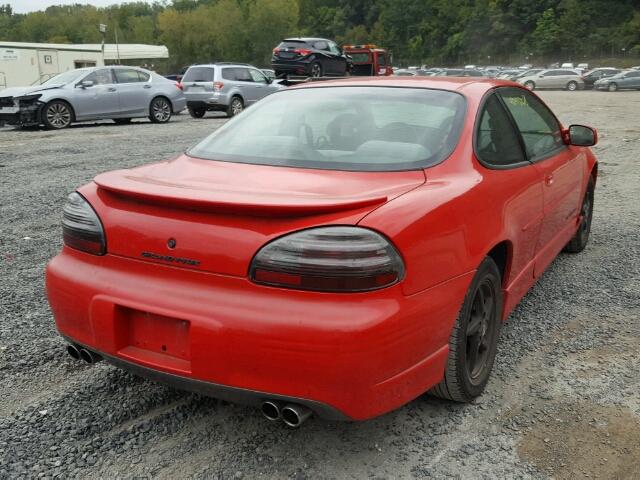 1G2WP12K01F223880 - 2001 PONTIAC GRAND PRIX RED photo 4