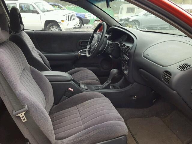 1G2WP12K01F223880 - 2001 PONTIAC GRAND PRIX RED photo 5