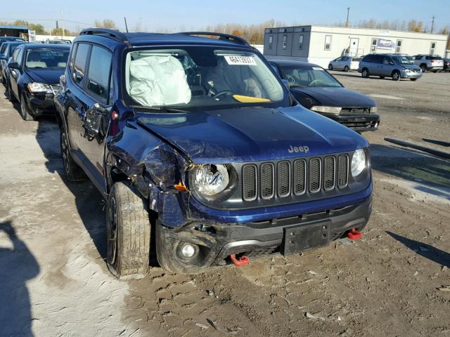 ZACCJBCT5GPC82250 - 2016 JEEP RENEGADE T BLUE photo 1